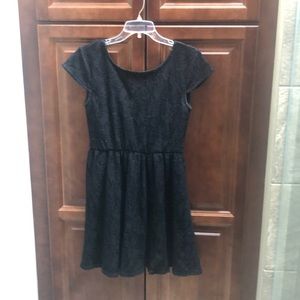 Black laced dress